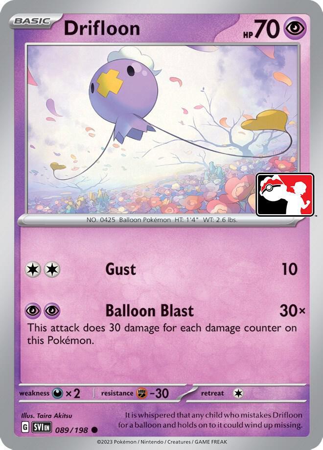 Scarlet & Violet Drifloon [Prize-Pack] Pokémon card